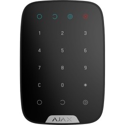 Ajax KeyPad Black - Bezdrátová dotyková klávesnice