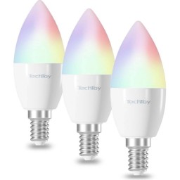 TechToy - TSL-LIG-E14ZB-3PC - Chytrá žárovka RGB 6W E14 ZigBee sada 3ks